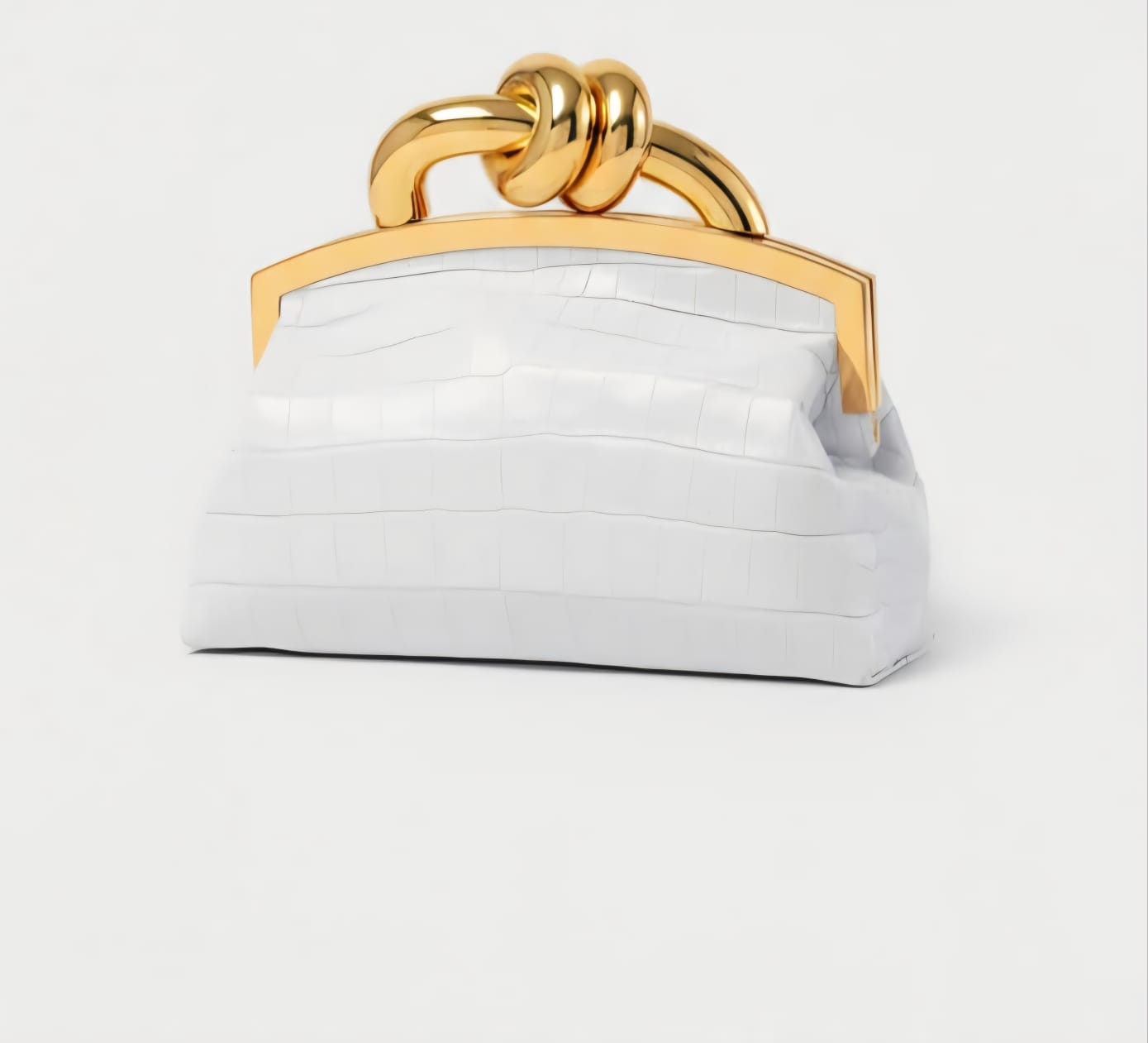 The Ensa Crocodile Clutch Bag